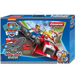 Carrera® Spielzeug-Auto GO!!! PAW Patrol - Ready Race & Rescue Rennbahn - grau/rot grau|rot
