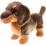 HEUNEC 292178 - Misanimo Dackel stehend, Plüschtier, 27 cm