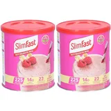 Slim Fast Pulver Himbeere+weiße Schokolade 2x 2x365 g