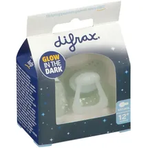 Difrax Fopspeen Natural Nacht +12m 1 St Sauger