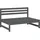 vidaXL 5-tlg. Garten-Lounge-Set Grau Massivholz Kiefer