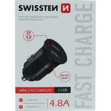 Swissten CL Adapter 2x USB 4.8A Metall schwarz