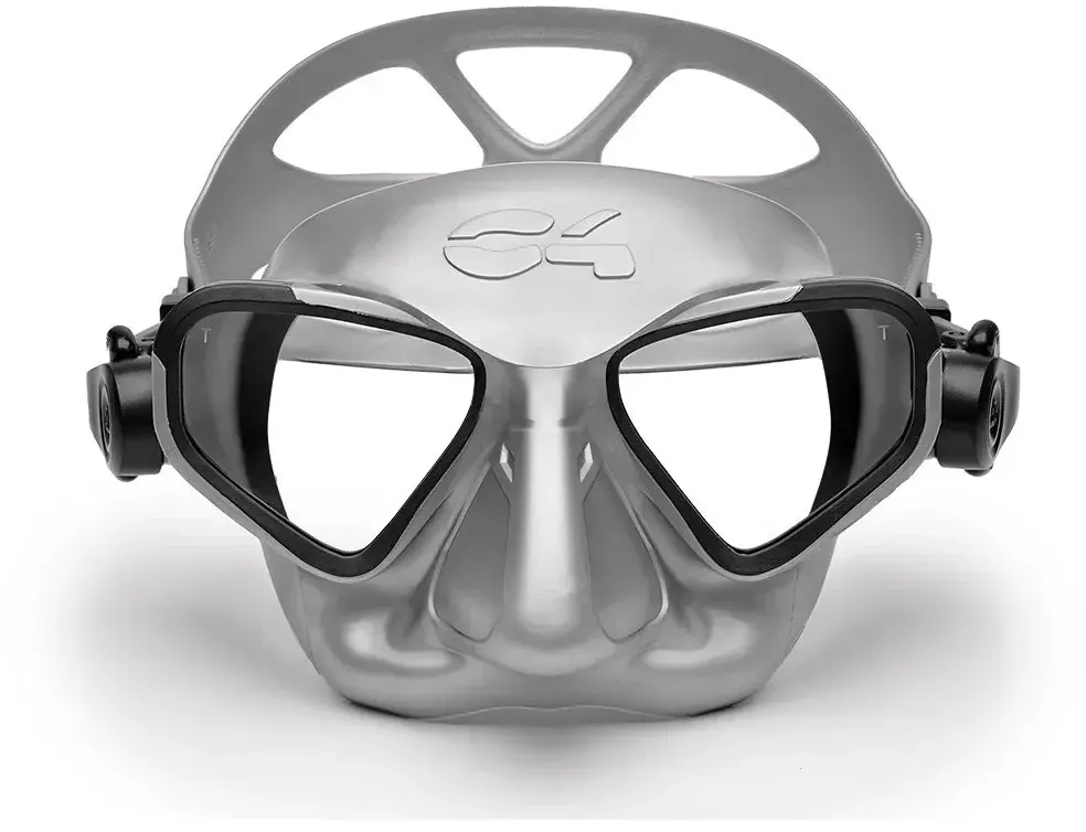 C4 Freediving Falcon Freitauchmaske - Silver - One Size