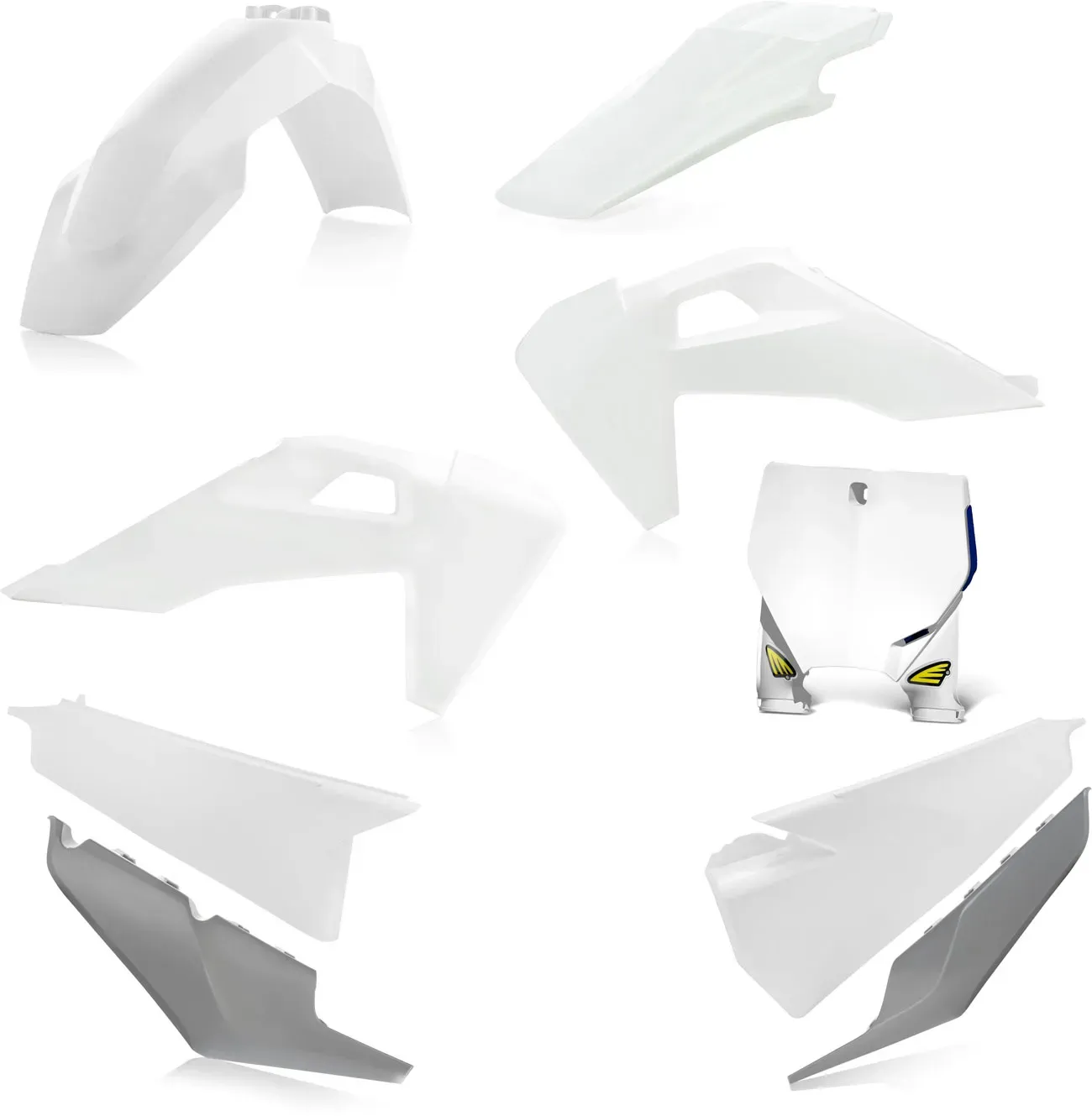 CYC 5 PLAS KIT HON CRF450RX 17 - Blanc/Gris (Réplique 20)