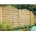 Lamellenzaun 90 160 Grün Holz