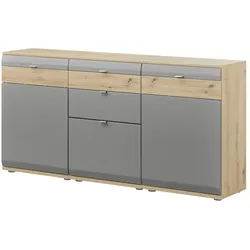 Sideboard  Eldena , grau , Maße (cm): B: 180 H: 90 T: 40