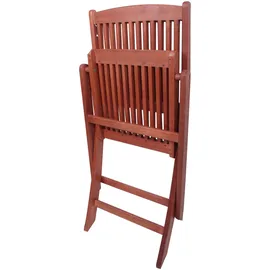 Garden Pleasure Stockholm Klappstuhl 48 x 59,5 x 90 cm braun 2 St.