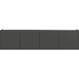 Germania Mehrzweckschrank 183 x 45 x 25 cm Graphit