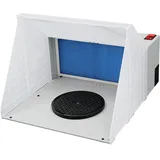 QIERF Airbrush Absauganlage 4 m3/min Nur 47 dB Zur Absaugung Von Farbe Farbnebel Sprühnebel Filter Mit LED Beleuchtung Drehregler Und Doppellüfter Für Airbrush-Arbeiten