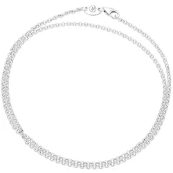 Giorgio Martello Milano Kette im Stil einer Erbskette, Silber 925 Ketten   Silber 