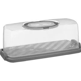 5 five simply smart - Cake box 33x16cm plastik - Grau