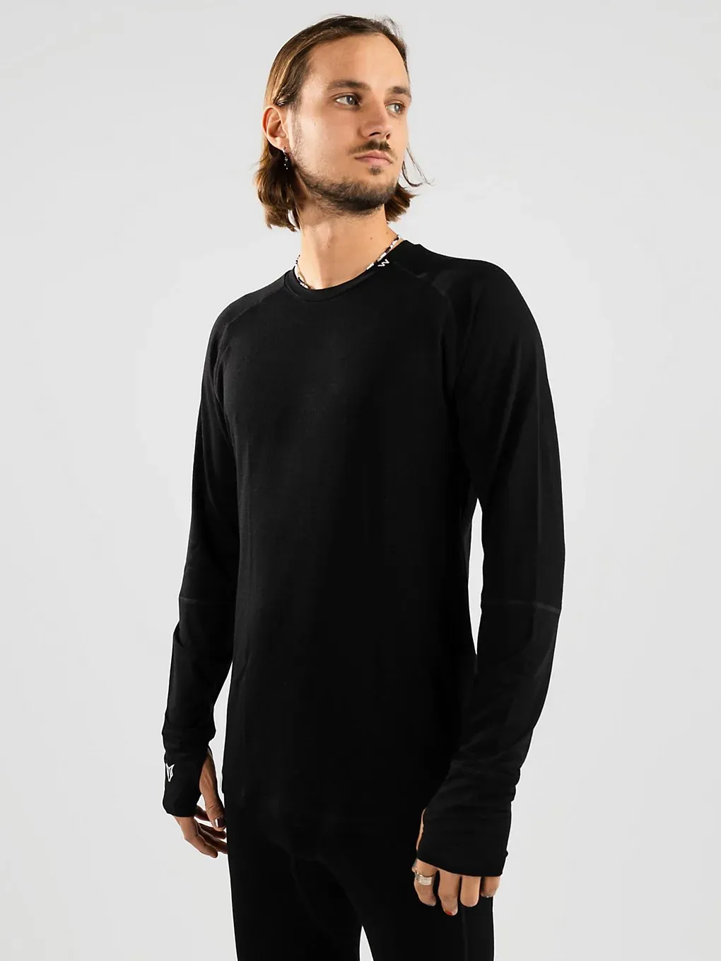 Woolf Merino Svarthetta Performance Funktionsshirt black Gr. S