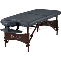 Master Massage 71 cm Newport Mobil Tragbar Massagebett Massagebank Kosmetikliege Massageliege, Königsblau