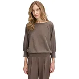 Betty Barclay Oversize-Shirt im Glitzer-Look in Braun | Gr.: 40