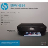 HP Envy 4524 All-in-One Drucker, Kopierer, Scanner, 4800x1200dpi, Wireless Direkt Technologie, HP ePrint, Apple AirPrint, Schwarz - Schwarz