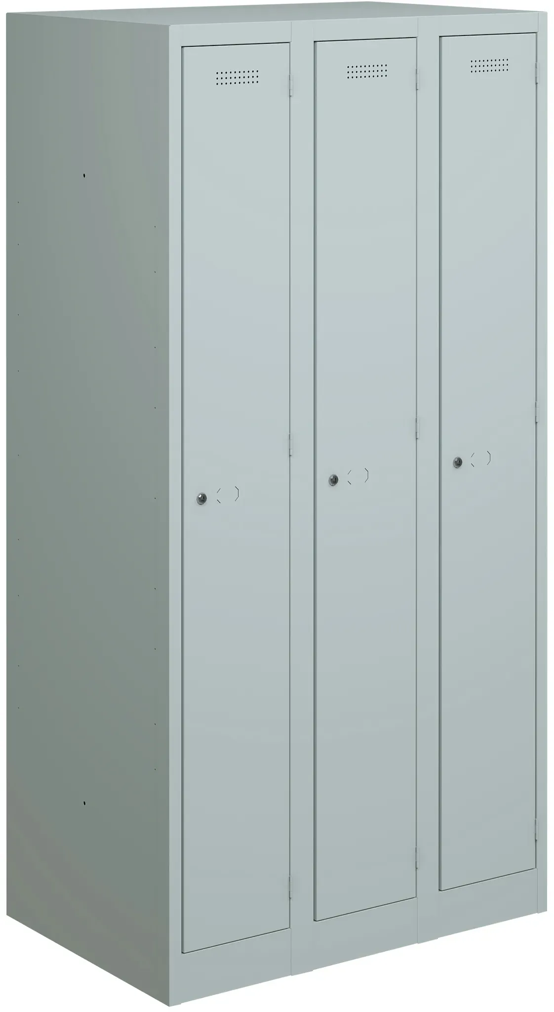 Bisley Primary Lockers, 1 Abteil,  2 Fächer, Farbe lichtgrau