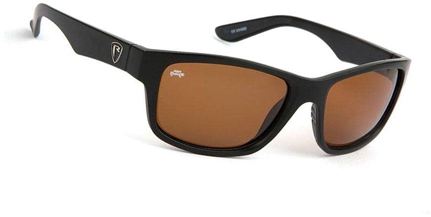 Fox Rage Sonnenbrille - Polarisationsbrille, schwarzer Rahmen/braune Gläser