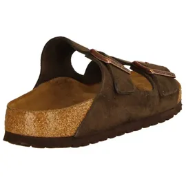 Birkenstock Arizona Mocca Weichbettung Veloursleder Schmal Unisex - Braun 40