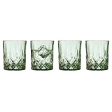 Lyngby Glas Sorrento Whiskyglas Tumbler, 32 cl, 4 Stck., Grün