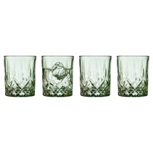 Lyngby Glas Sorrento Whiskyglas Tumbler, 32 cl, 4 Stck., Grün