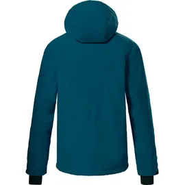 KILLTEC Herren Skijacke/Funktionsjacke mit abzippbarer Kapuze und Schneefang KSW 44 MN SKI JCKT, dunkelpetrol, XL,