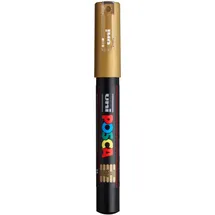 Uni-Posca uni-ball 181781 - Marker POSCA mit kalibrierter Spitze, gold, 1 Stück