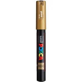 Uni-Posca uni-ball 181781 - Marker POSCA mit kalibrierter Spitze, gold, 1 Stück