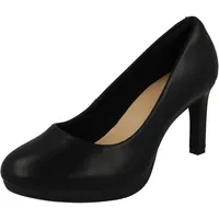 Clarks Ambyr Joy Damen-Pumps zum Reinschlüpfen, Plateau-Absatz, Schwarz, 38 EU - 38 EU