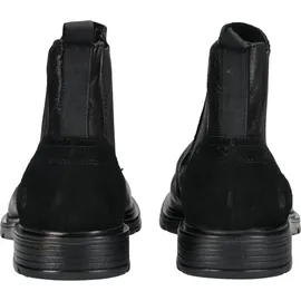 BULLBOXER Stiefelette Stiefelette Leder/Textil | Schwarz 43