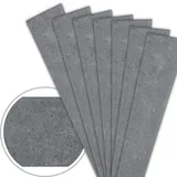 2m2 / 12 Stück Deckenplatten Deckenpaneele Deckenverkleidung Beton Optik Betonlook Polystyrol XPS Imitat Wandpaneelen P42 Styropor 100x16,7cm