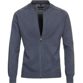 CASA MODA CASAMODA Strickjacke Basic in blau XL