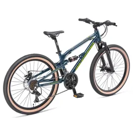 Bikestar Fully MTB Alu 24 Zoll RH 33 cm grün