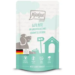MjAMjAM - Quetschie Mahlzeit 125g MjAMjAM Hund 12x125g Pute mit Reis mit Zucchini