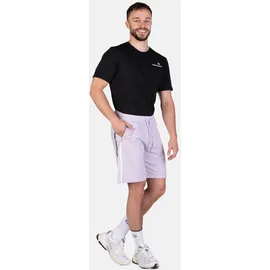Sergio Tacchini Shorts SERGIO TACCHINI "ABBEY Herren", Mädchen, Gr. L, EURO-Größen, lila (orchid petal, weiß), 100% Baumwolle, Hosen Shorts, Shorts Herren, kurze Hose, Badeshorts, Strandshorts, Outdoor, Sale