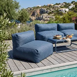 Oviala Mixi Modulare 3-Sitzer Gartenmöbel pazifikblau