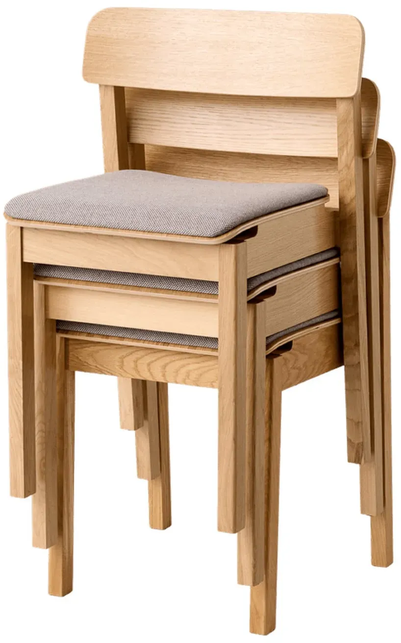 Barstühle Moebe, EVERYDAY, Holz, Holz - 45.5 - 51.3 - 75