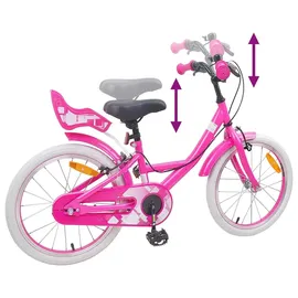 vidaXL Kinderfahrrad 18 Zoll rosa