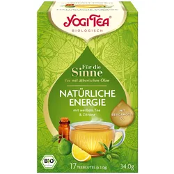 Yogi Tea - Natürliche Energie Für die Sinne Bio Kräutertee Filterbeutel 17x2 g