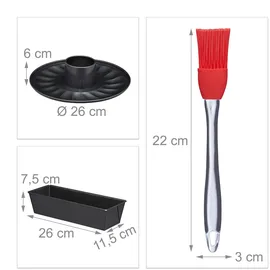 Relaxdays Springformen-Set