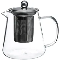 Secret De Gourmet - Teekanne Mit Filtereinsatz, Glas, Transparent, Großer Teebereiter