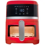 KOENIC KAF 41324 R Heißluftfritteuse 1300 Watt Rot