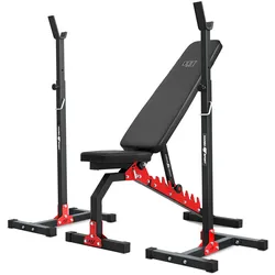 Set MH7 | beidseitig verstellbare Hantelbank MH-L114 + höhenverstellbarer Hantelständer MH-S201 x2 - Marbo Sport