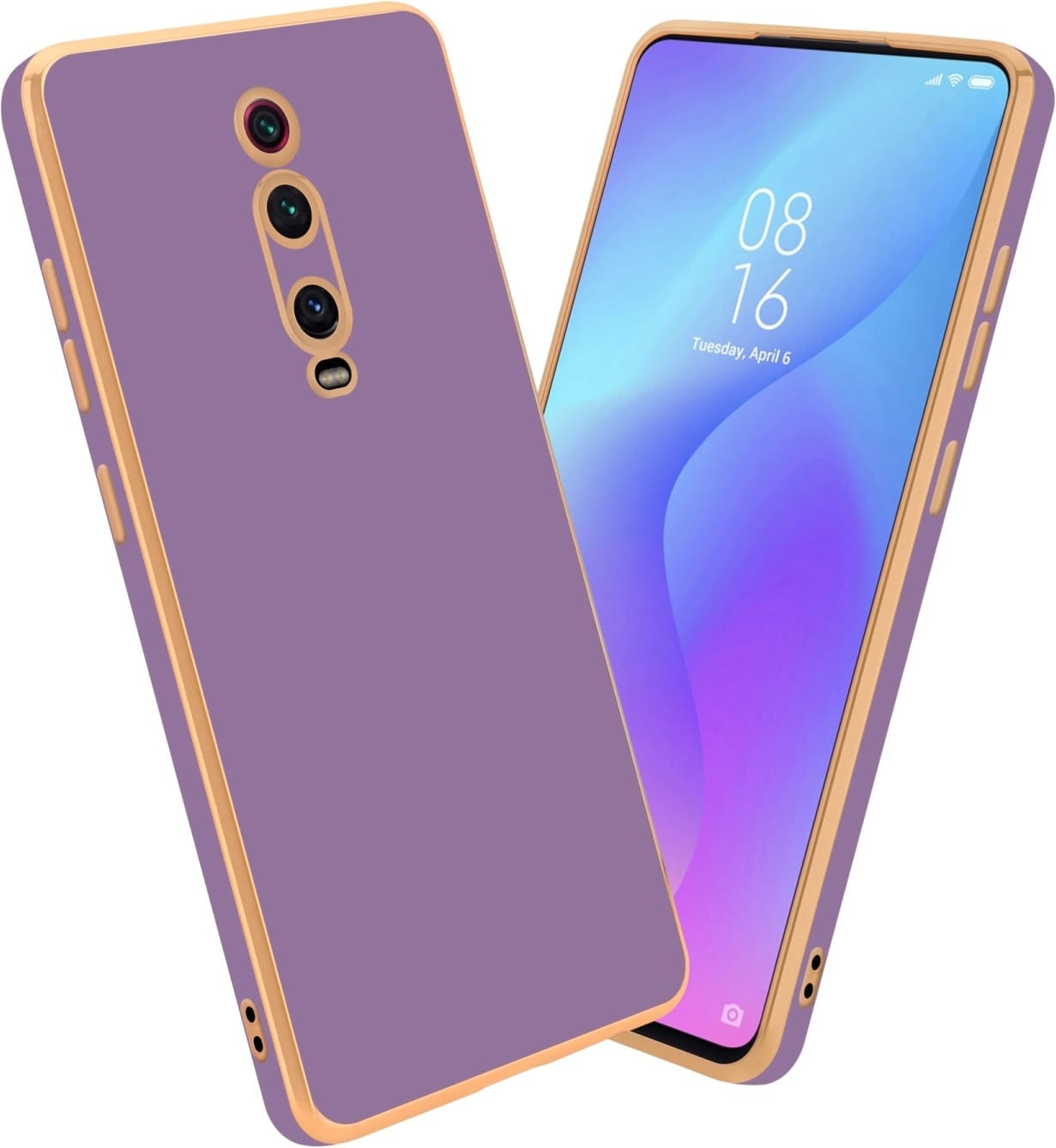Cadorabo Hülle für Xiaomi Mi 9T / Mi 9T PRO / RedMi K20 / RedMi K20 PRO im TPU mit Kameraschutz LM130 Style (Xiaomi Redmi K20 Pro, Xiaomi Redmi K20, Xiaomi Mi 9T Pro, Xiaomi Mi 9T), Smartphone Hülle, Violett