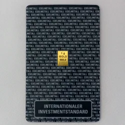 Goldbarren 1g Investmentblister