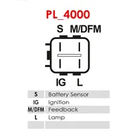 AS-PL Lichtmaschine 12V 90A für Toyota Avensis Corolla Auris