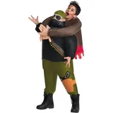 Morph Kinder Zombie Kostüm, Kostüm Zombie Jungen, Jäger Kostüm Kinder, Aufblasbares Kostüm Kinder, Kostüm Halloween Junge, Halloween Kostüm Kinder Aufblasbar