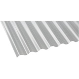 Gutta Polycarbonat-Wellplatte Wabe Sinus 76/18 450 x 104,5 cm 2,6 mm klar