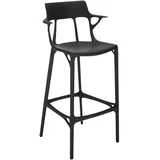 Kartell Hocker 0,49 x 108 x 0,49 cm Schwarz