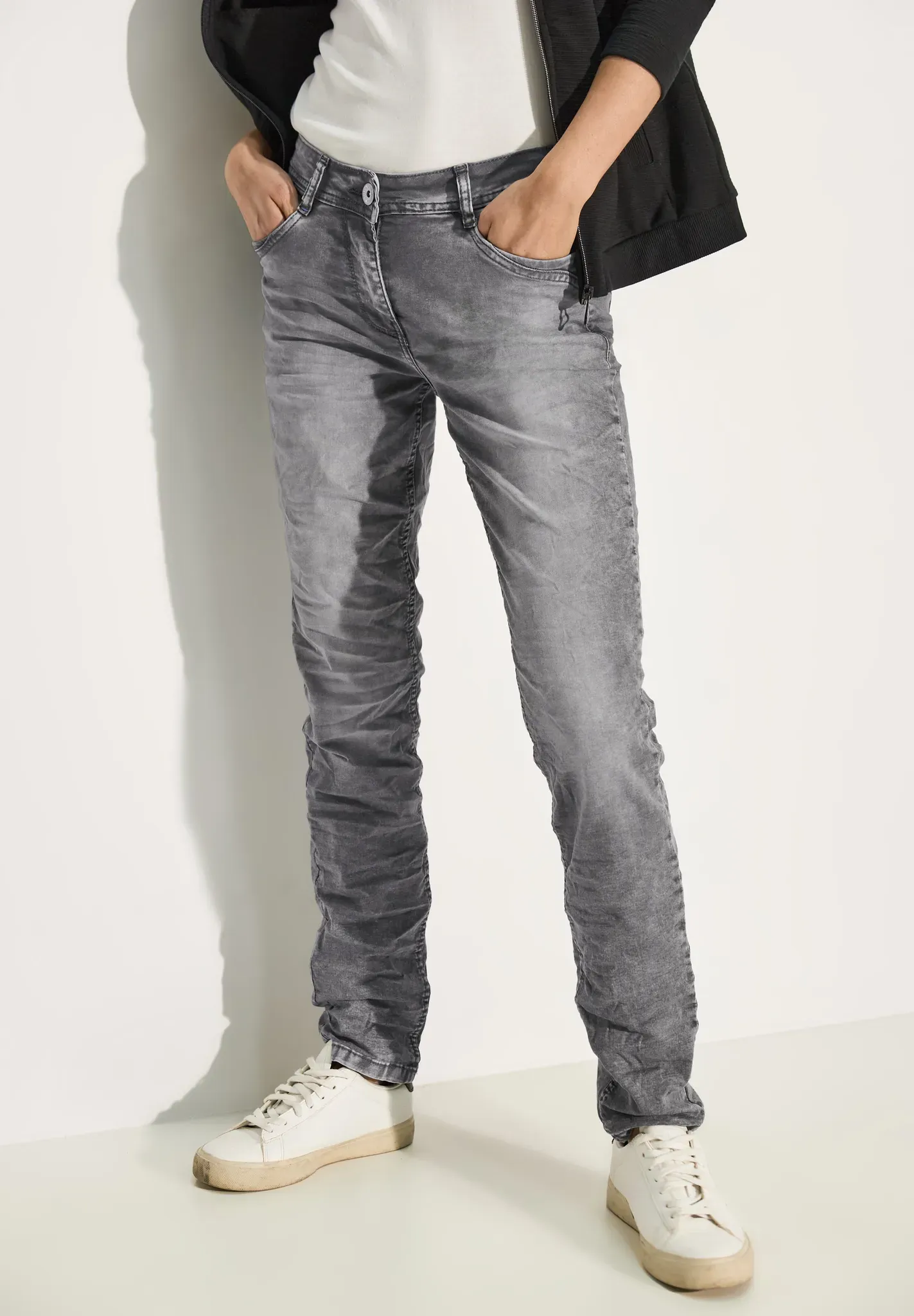 Cecil 5-Pocket-Jeans »SCARLETT«, im Five-Pocket Style Cecil light grey stone wash 30