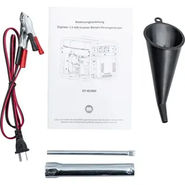 DeTec. Inverter Stromerzeuger 3,5 kW | Benzin Stromgenerator 230V | Notstrom Inverter Generator